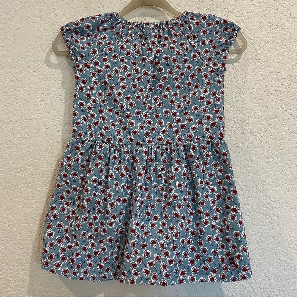 Tea Collection Corduroy Floral Dandelions Blumenmeer Dress - Size 6 - Picture 2 of 5